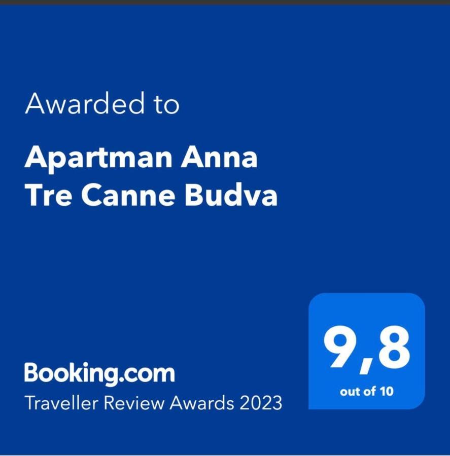 Apartman Anna Tre Canne Budva Exteriör bild